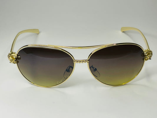 Versace Chopard – Gradient Oval lenses with Signature Detailing sunglasses