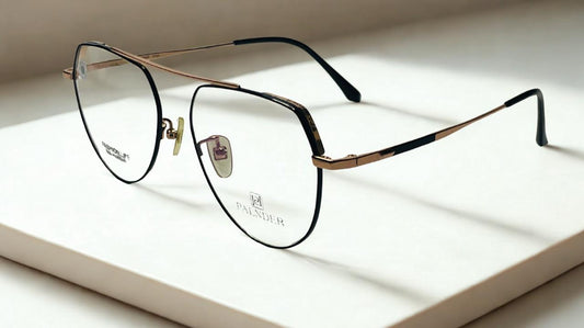 Palnder Golden & Black Metal Frame with UV lenses