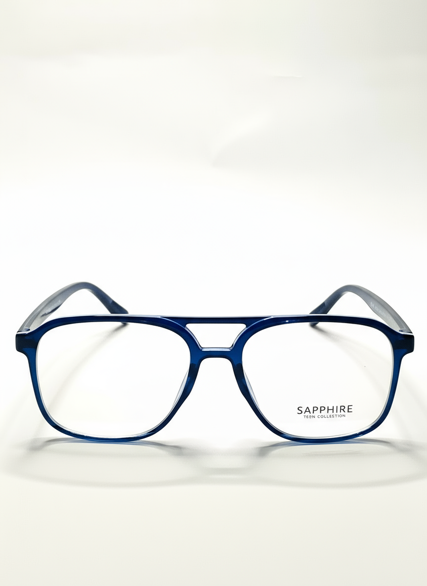 Sapphire Blue Vision Frame-UV Lenses