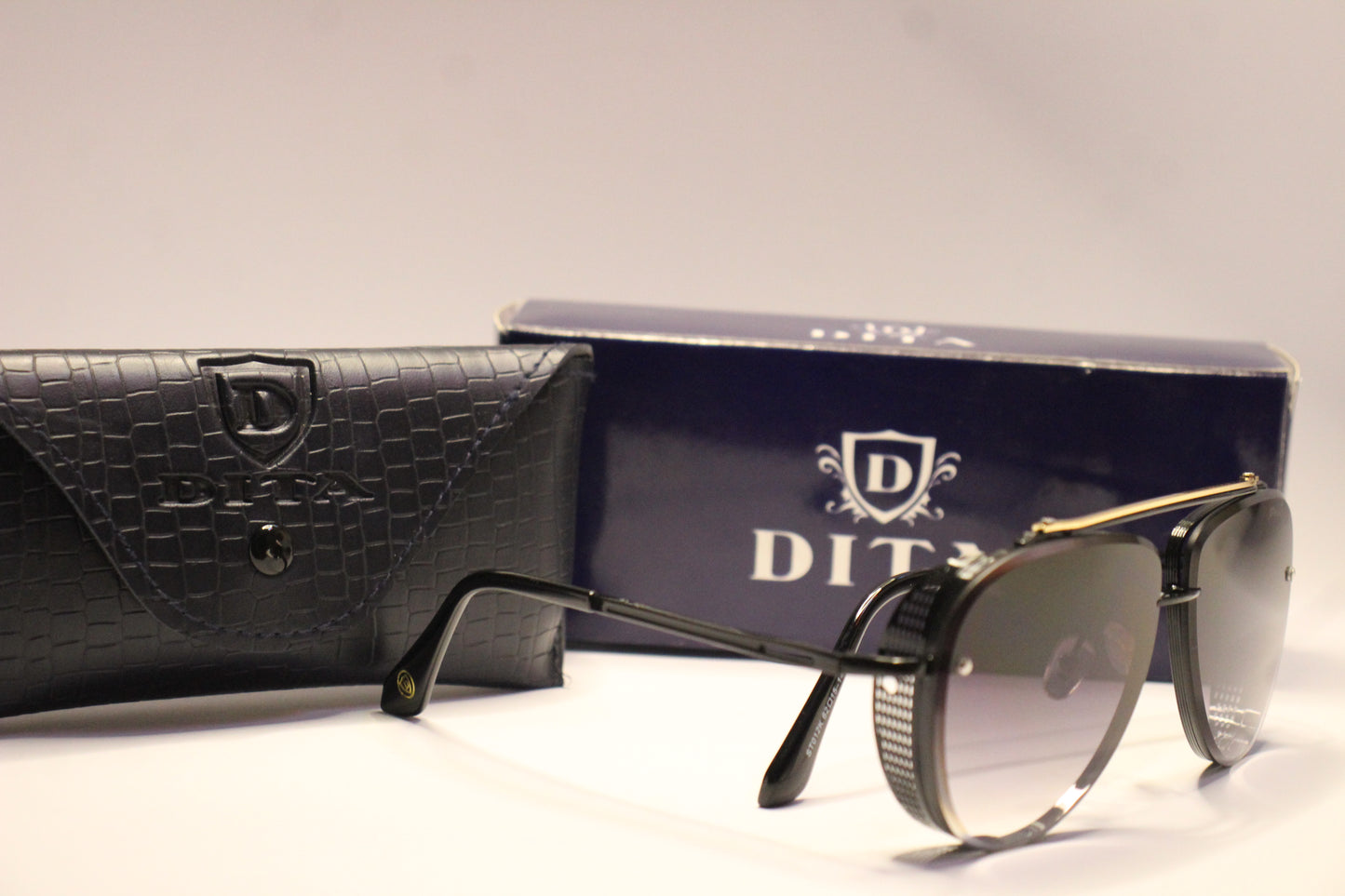 Dita Mach Five-Eclipse Noir Aviators