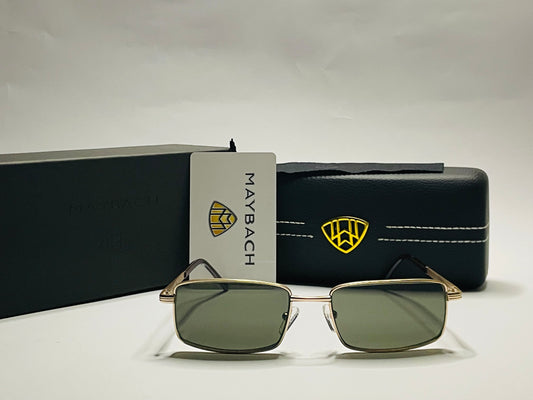 Maybach Rectangular Sunglasses-UV Polarized Lenses
