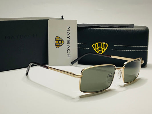 Maybach Rectangular Sunglasses-UV Polarized Lenses