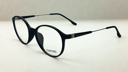 Dual-Tone Fusion Tomford Frame – Black & silver in plastic or metalBody