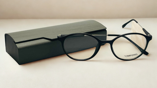 Dual-Tone Fusion Tomford Frame – Black & silver in plastic or metalBody