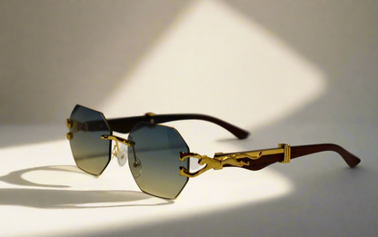 Cartier Tiger Sunglasses-Polarized Lenses-Leather box included