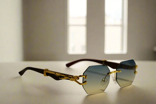 Cartier Tiger Sunglasses-Polarized Lenses-Leather box included