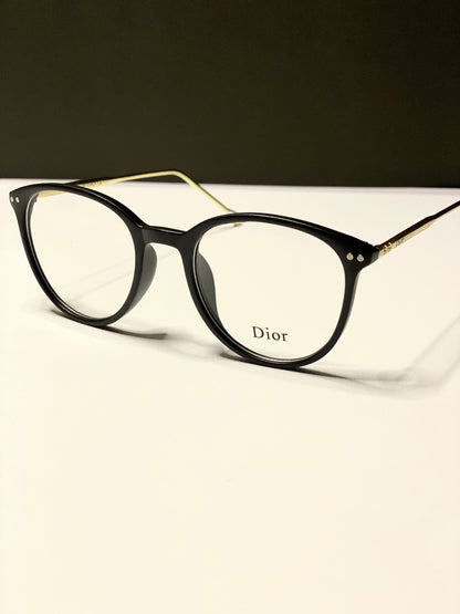 Dior Black & Gold eyeglasses frame
