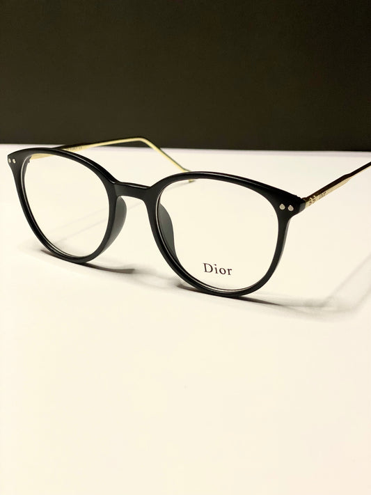 Dior Black & Gold eyeglasses frame