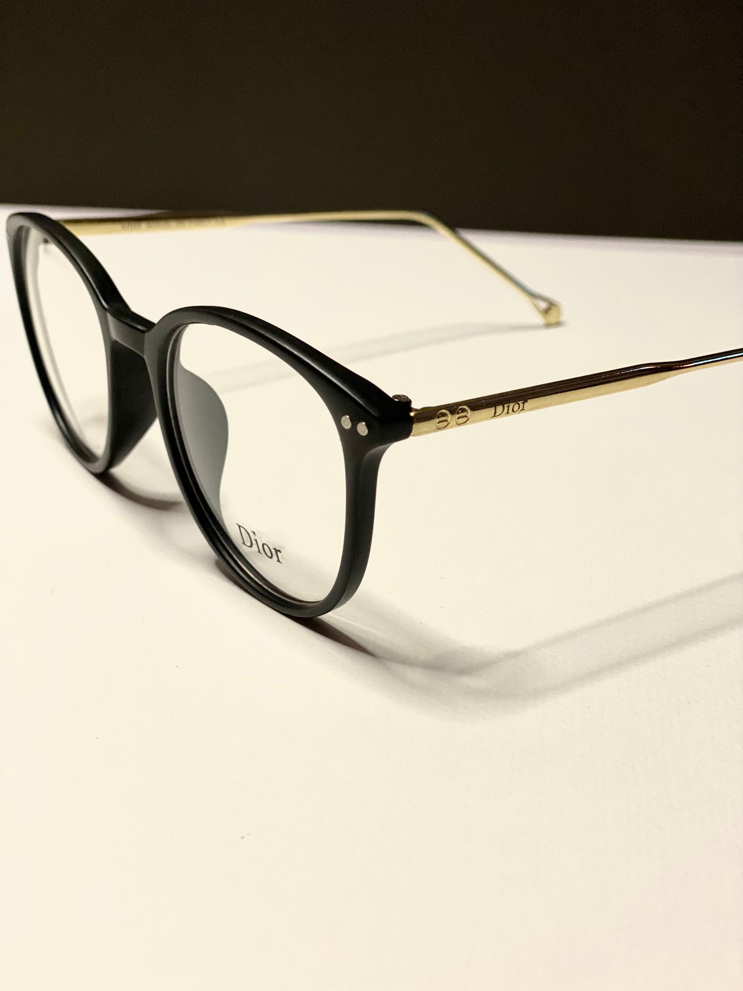 Dior Black & Gold eyeglasses frame