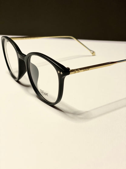 Dior Black & Gold eyeglasses frame