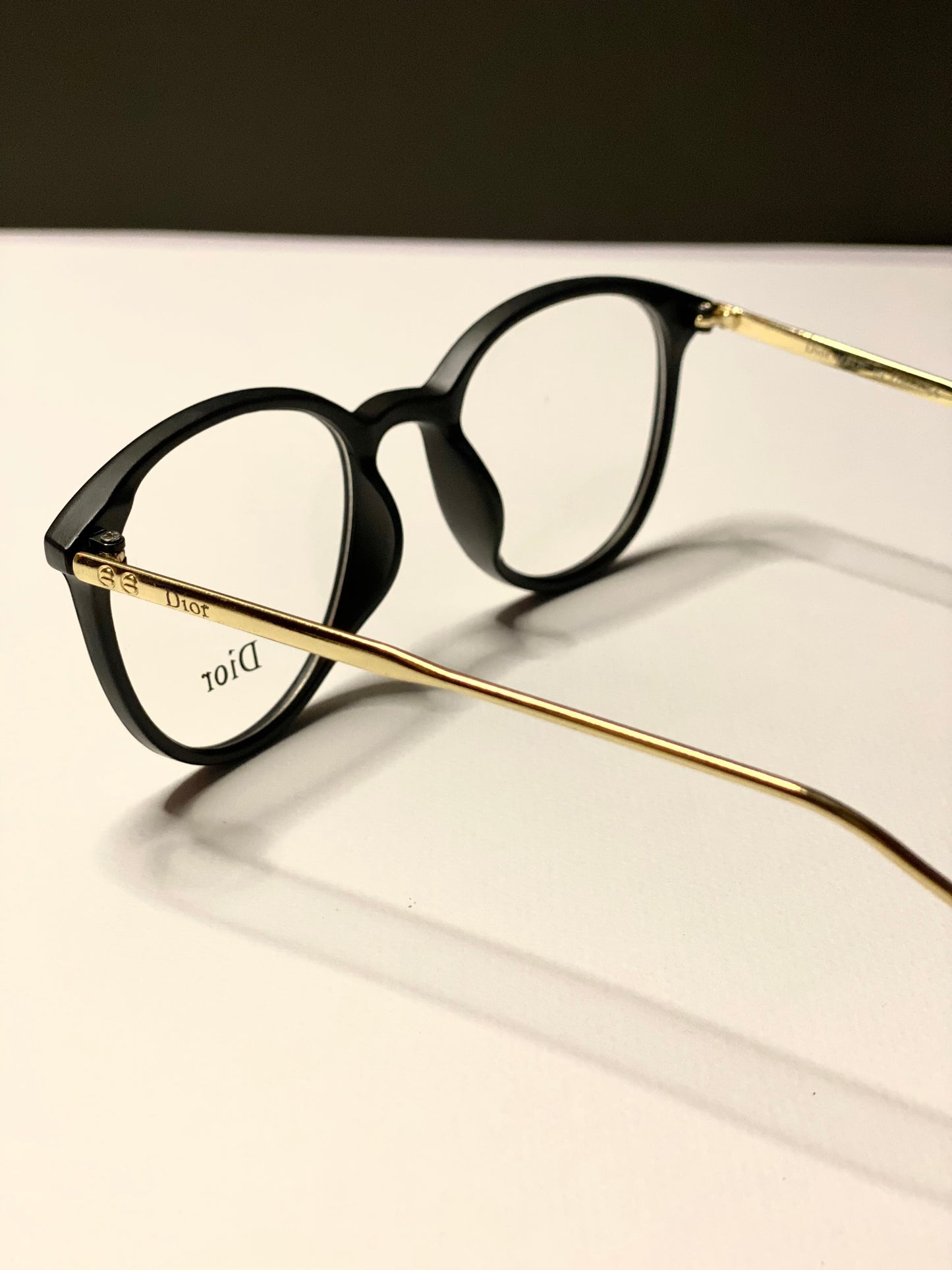 Dior Black & Gold eyeglasses frame