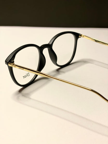 Dior Black & Gold eyeglasses frame