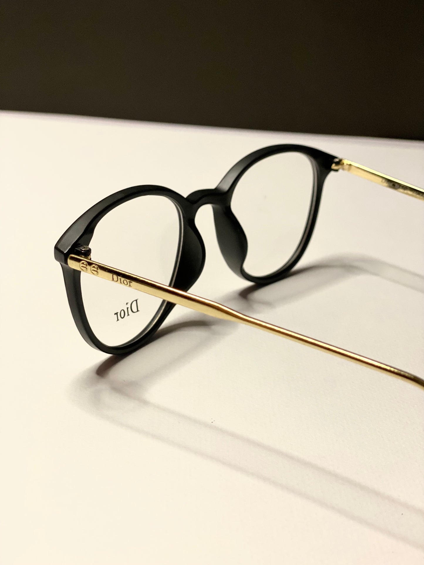 Dior Black & Gold eyeglasses frame