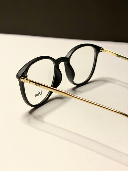 Dior Black & Gold eyeglasses frame