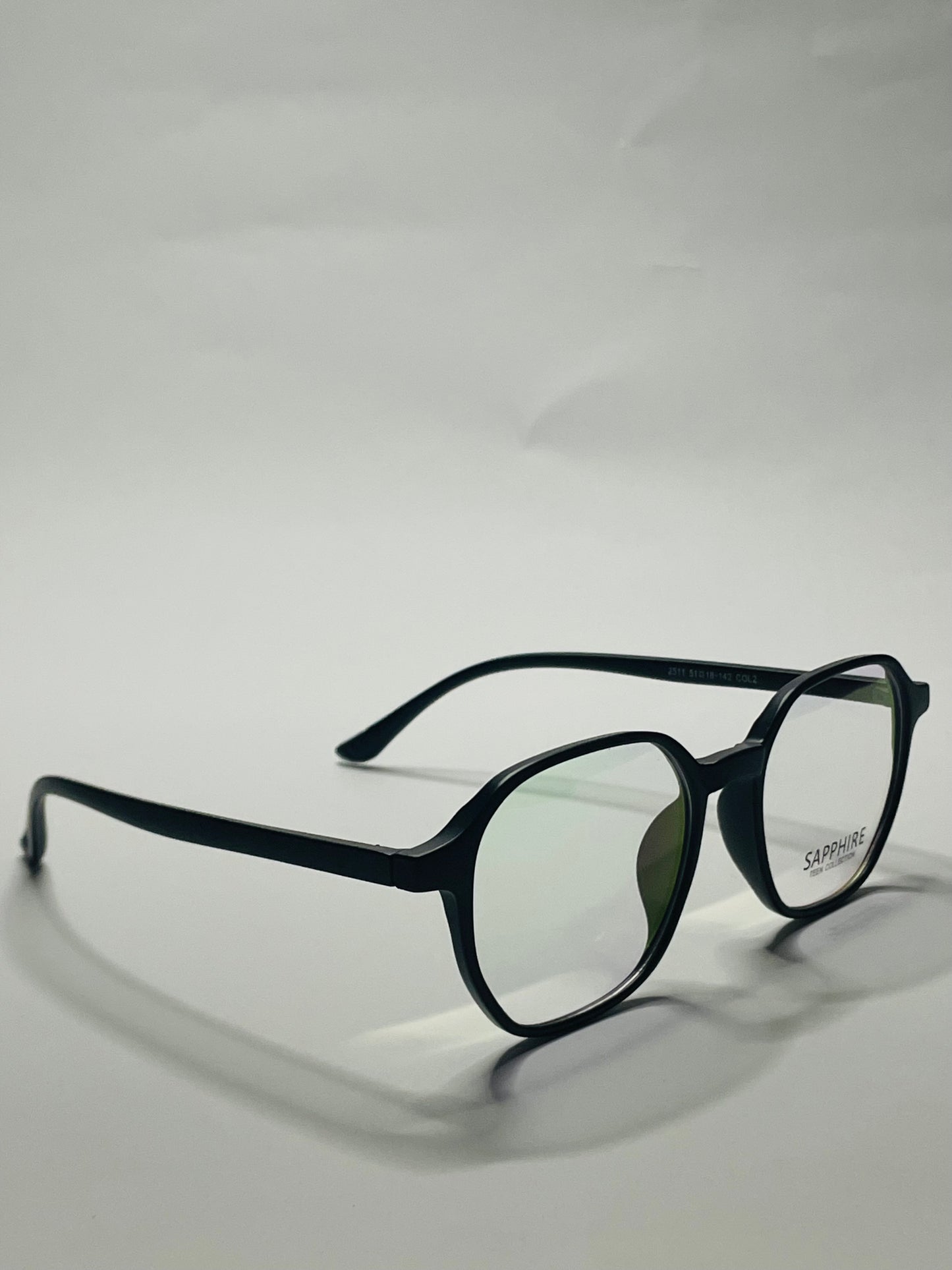 Sapphire Black color frame with UV lenses