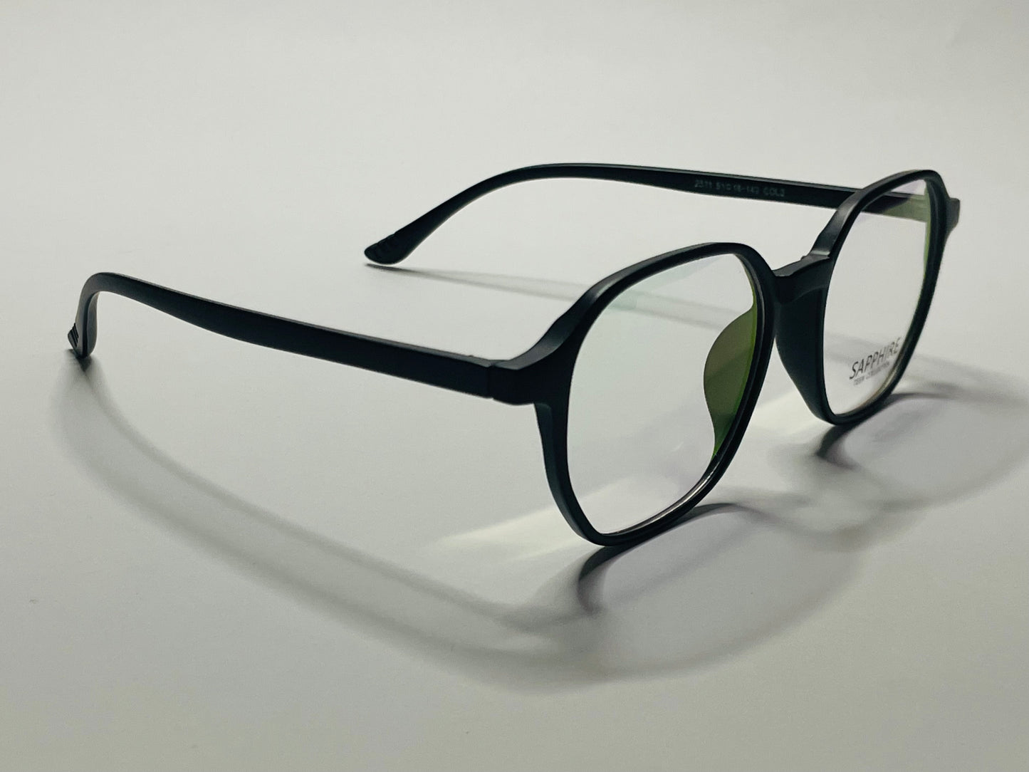 Sapphire Black color frame with UV lenses