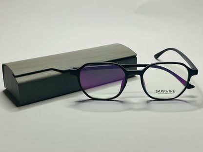 Sapphire Black color frame with UV lenses