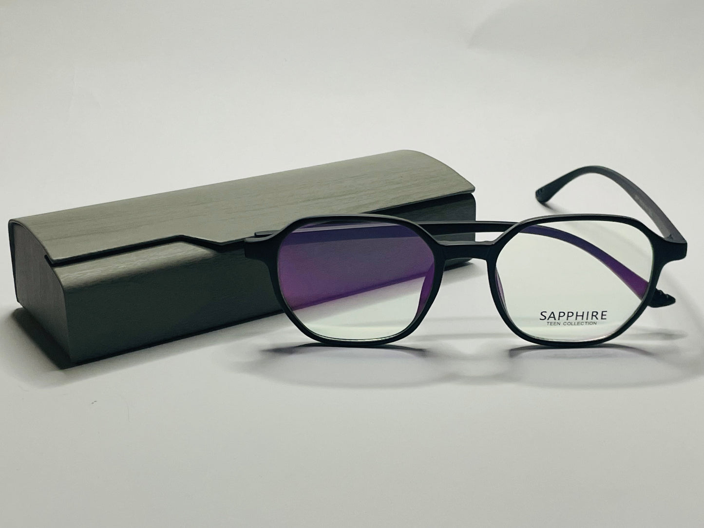 Sapphire Black color frame with UV lenses