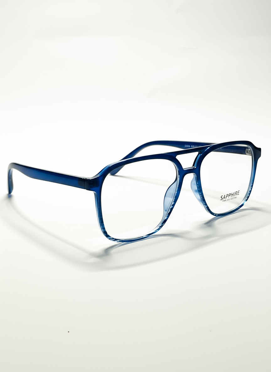 Sapphire Blue Vision Frame-UV Lenses