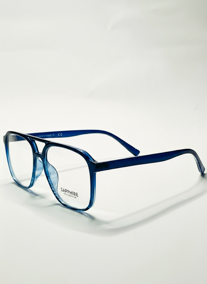 Sapphire Blue Vision Frame-UV Lenses
