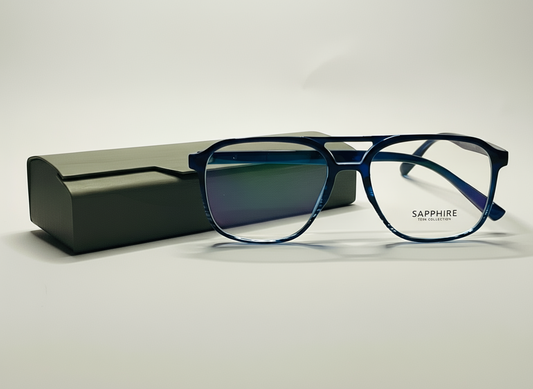 Sapphire Blue Vision Frame-UV Lenses