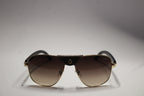 Cartier Gold Aviator Sunglasses – Leather button strap Edition