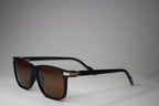 Cartier Black Edition – Matte Frame Sunglasses with Gold Detailing
