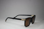 Cartier Black Edition – Matte Frame Sunglasses with Gold Detailing