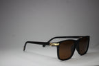 Cartier Black Edition – Matte Frame Sunglasses with Gold Detailing