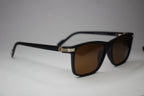 Cartier Black Edition – Matte Frame Sunglasses with Gold Detailing