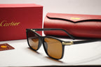 Cartier Black Edition – Matte Frame Sunglasses with Gold Detailing