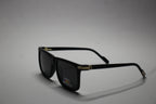 Cartier Black Edition – Matte Frame Sunglasses with Gold Detailing