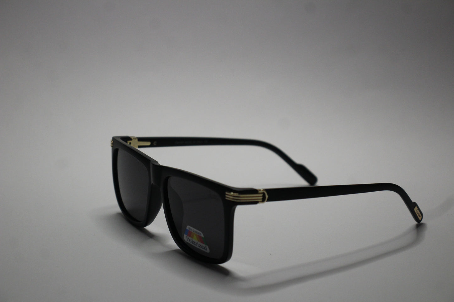 Cartier Black Edition- Black Lenses – Matte Frame with Gold Detailing Sunglasses