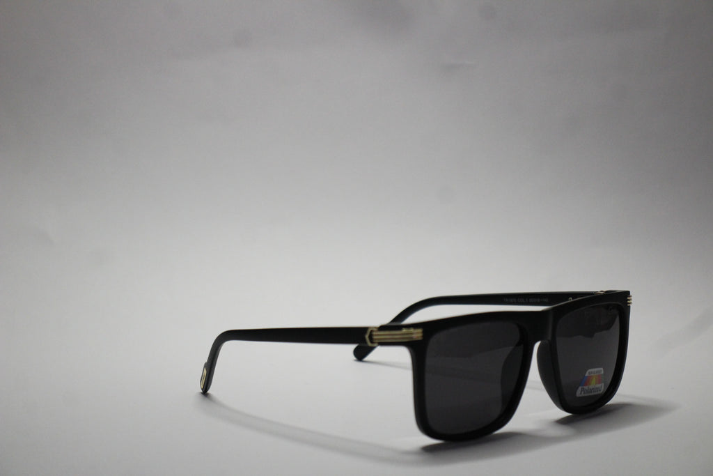 Cartier Black Edition – Matte Frame Sunglasses with Gold Detailing