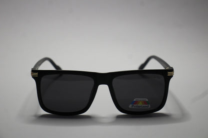 Cartier Black Edition- Black Lenses – Matte Frame with Gold Detailing Sunglasses