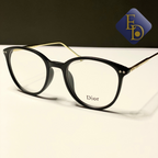 Dior Black & Gold eyeglasses frame